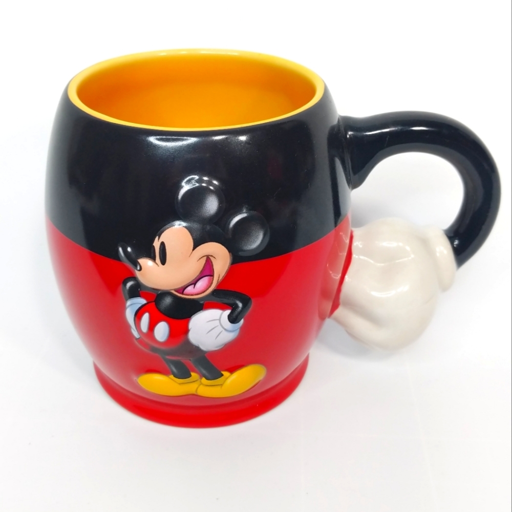 Mickey Mouse Mug Disney Parks 3D Embossed